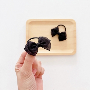 Girl Hair Tie Bow School Pair (GPT9613)